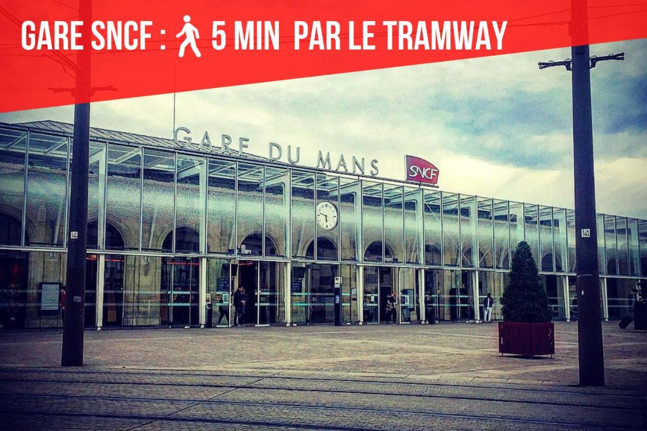 Tramway 9 Jaures Cosy Proche Gare Apartment Льо Ман Екстериор снимка